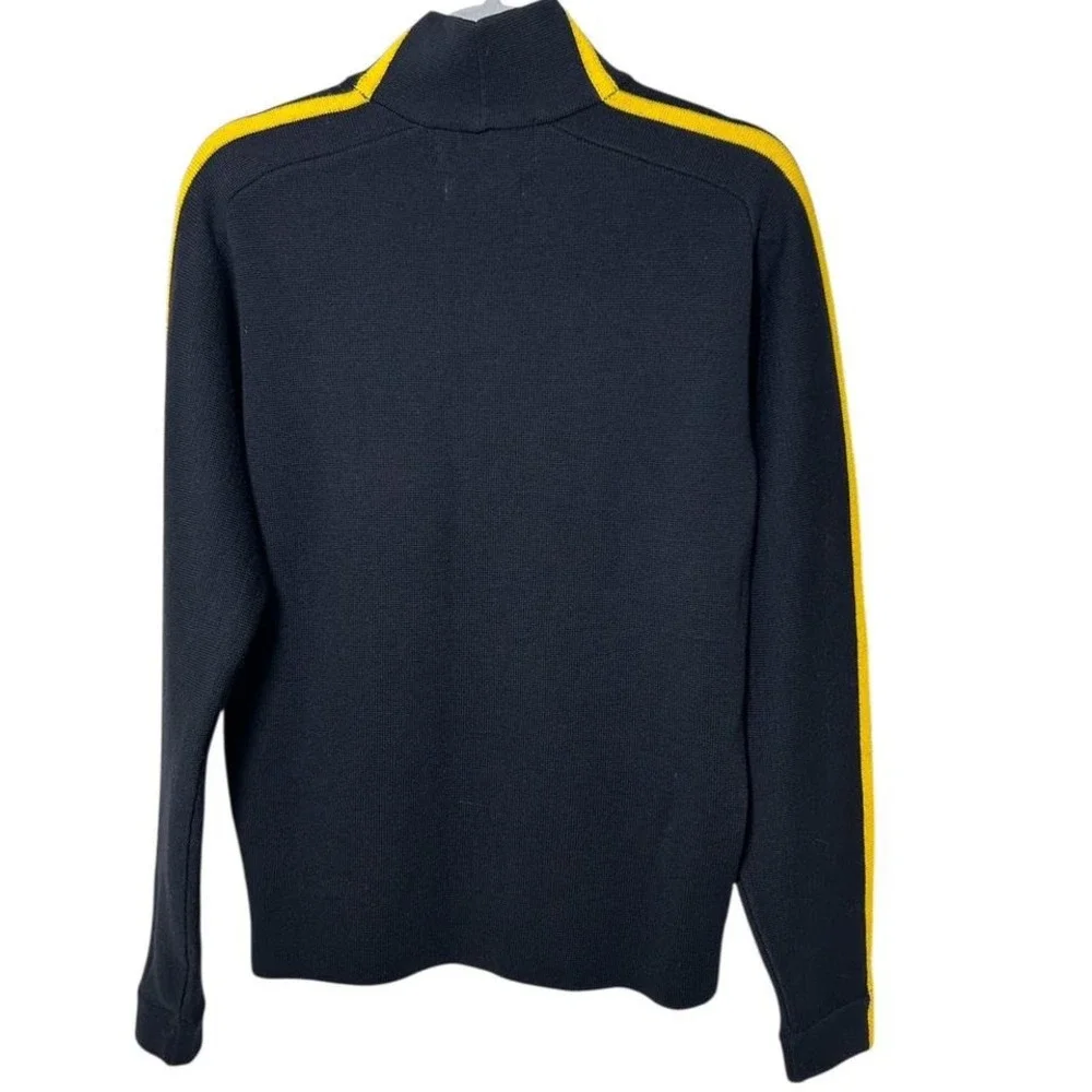 Vintage Ralph Lauren sport  Men's Mockneck Sweater,‎ Sz Medium , 100% Wool 90s